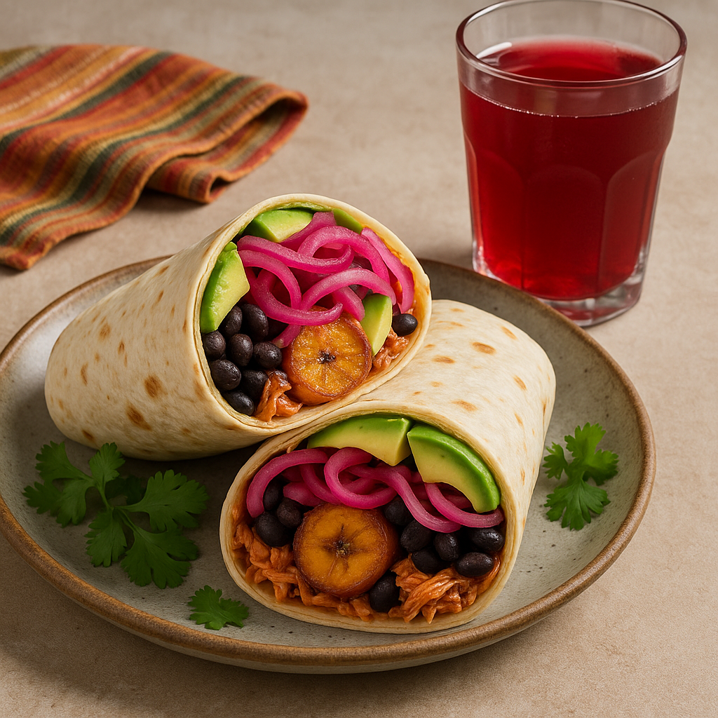 Tinga de Pollo Avocado Wrap